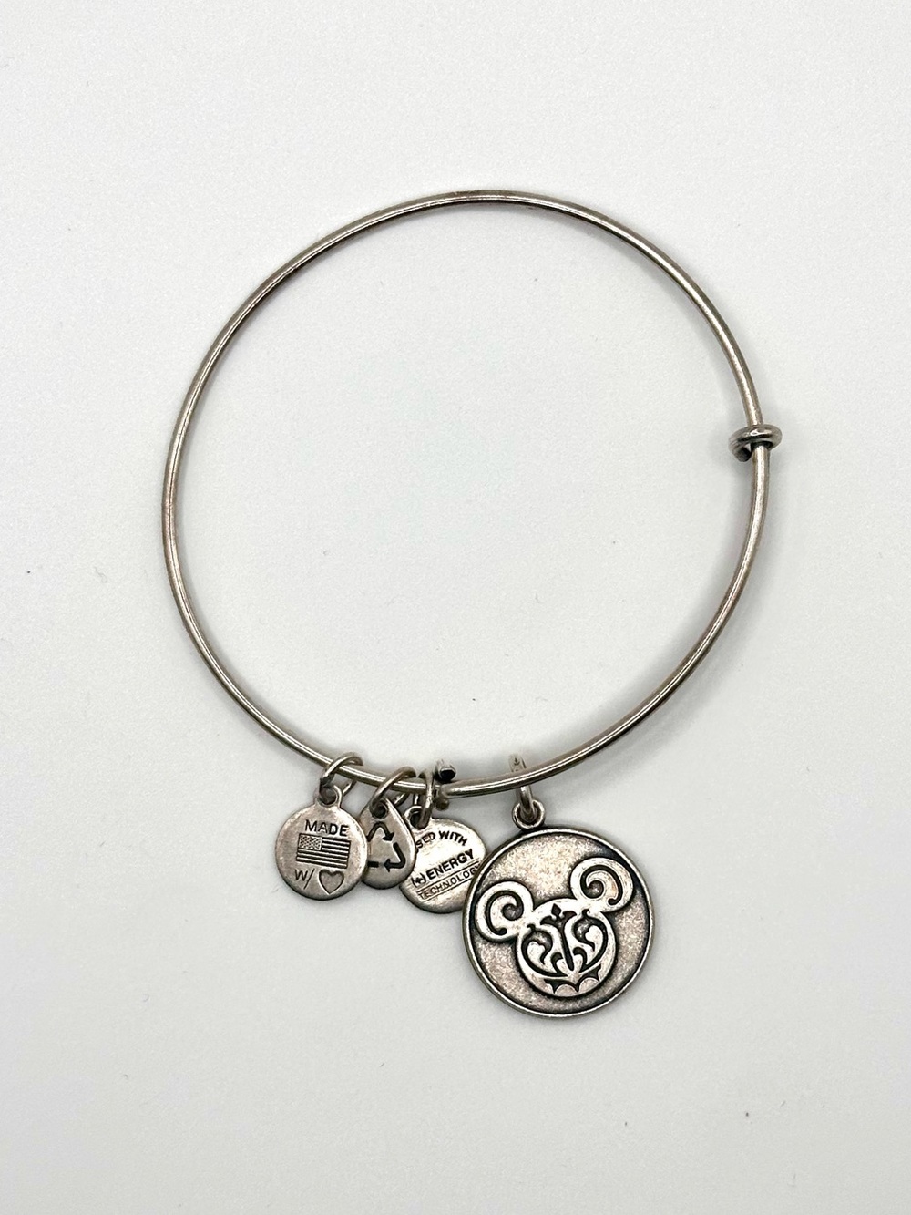 Alex and Ani Disney Mickey Filigree Bracelet - Silver Disney Parks